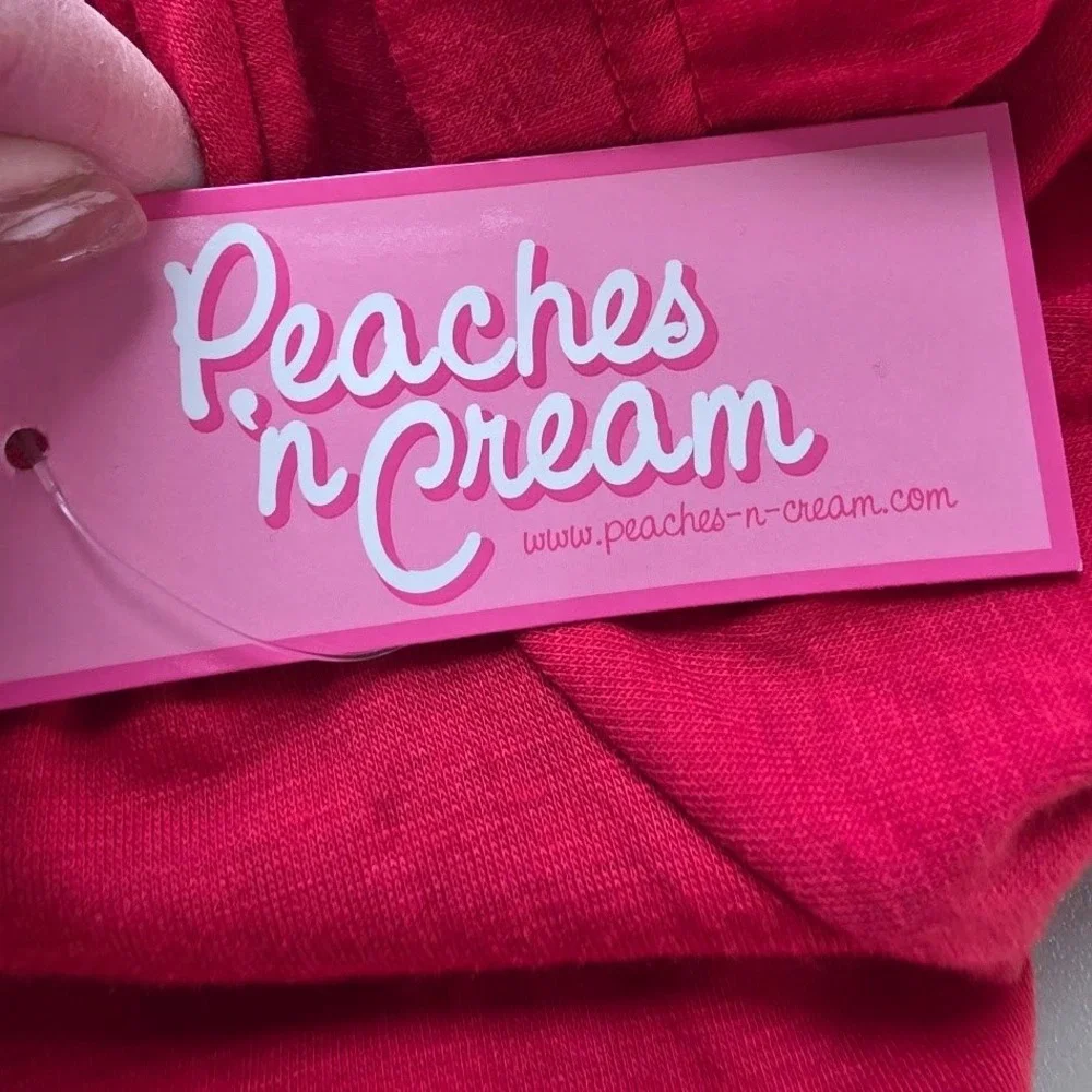 Peaches‎ n Cream Girls Red Polka Dot Legging Set Size 5 Holiday Gift Theme